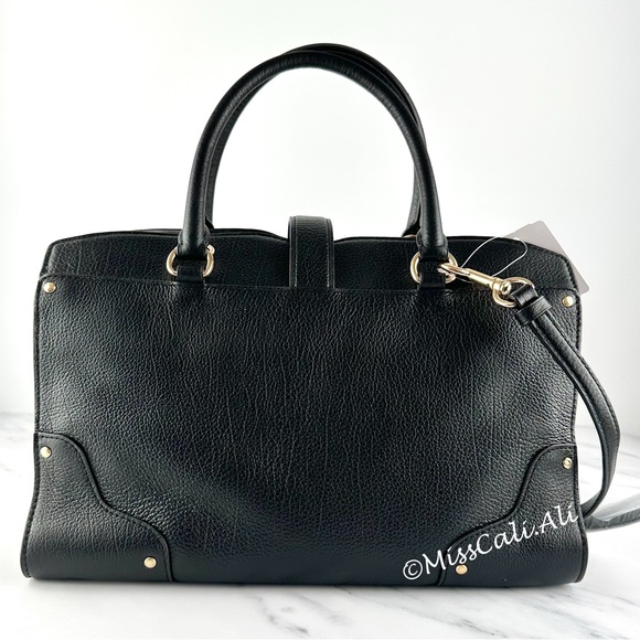 NWT COACH Mercer 30 Satchel Crossbody Bag Black - Picture 9 of 16
